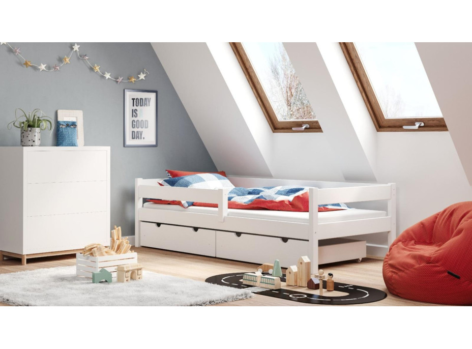 Detská posteľ z masívu PAVLÍK 2 - 180x80 cm