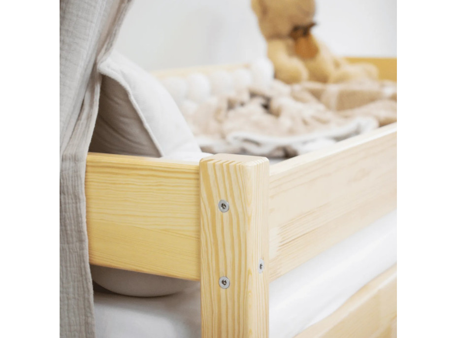 Detská posteľ z masívu PAVLÍK 2 - 180x80 cm