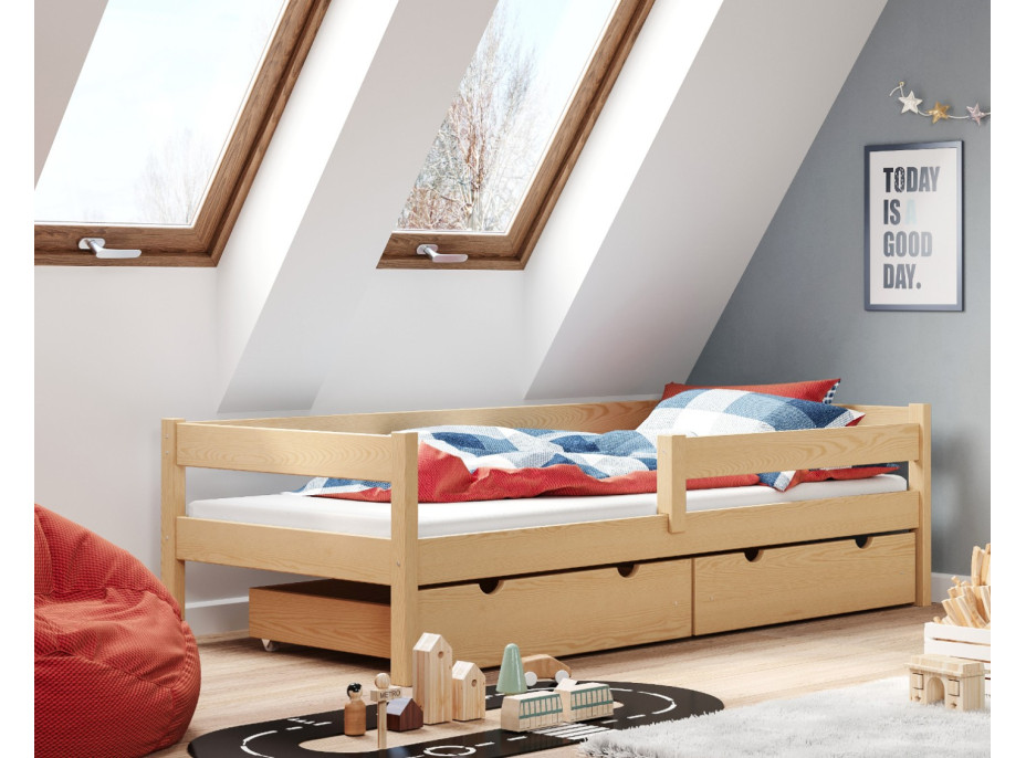Detská posteľ z masívu PAVLÍK 2 - 180x80 cm