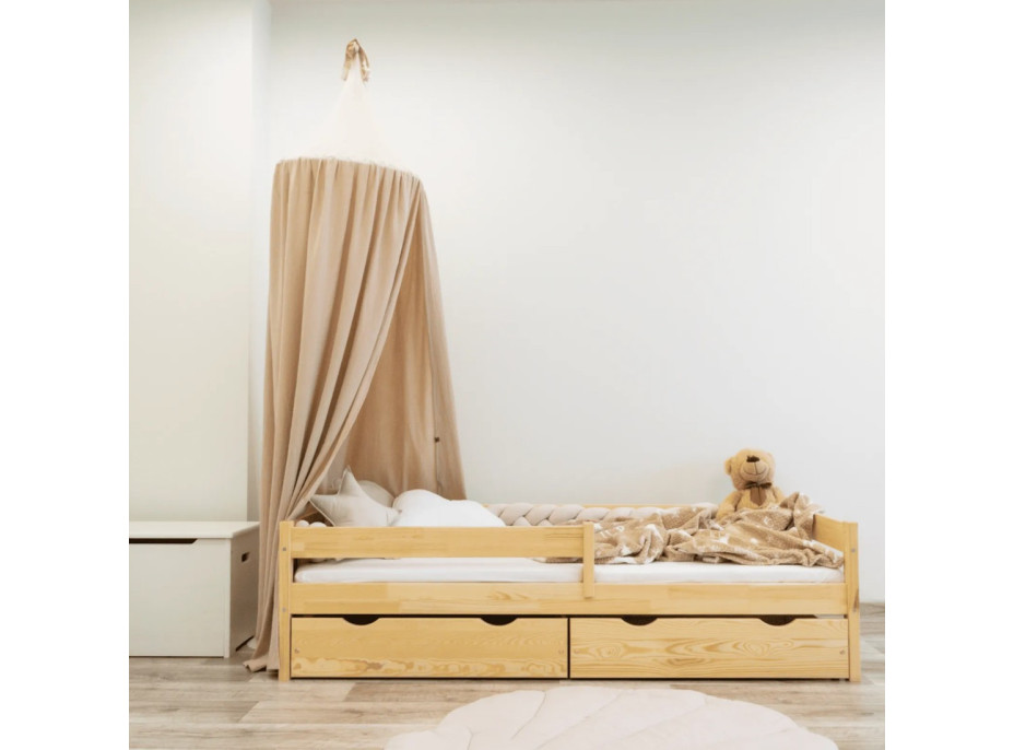 Detská posteľ z masívu PAVLÍK 2 - 180x80 cm