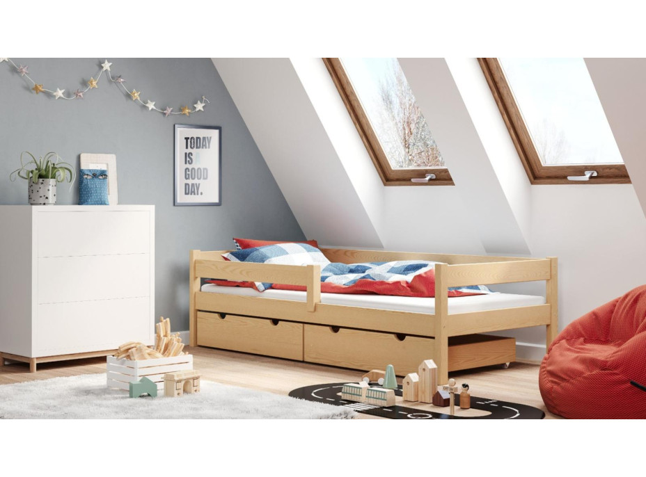 Detská posteľ z masívu PAVLÍK 2 - 180x80 cm