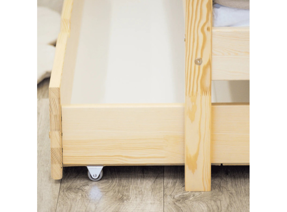 Detská posteľ z masívu PAVLÍK 2 - 160x80 cm