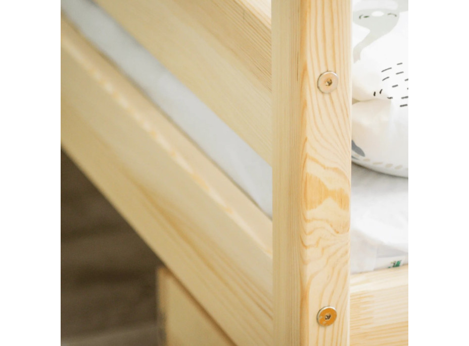 Detská posteľ z masívu PAVLÍK 2 - 180x80 cm