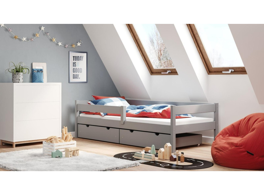 Detská posteľ z masívu PAVLÍK 2 - 180x80 cm