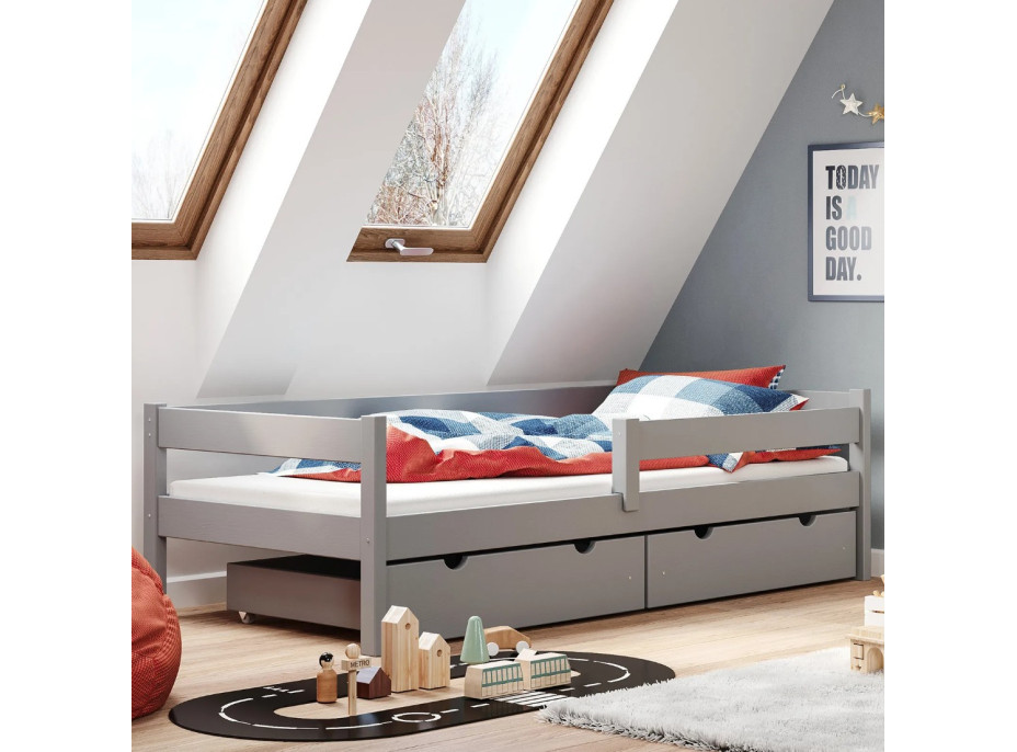 Detská posteľ z masívu PAVLÍK 2 - 160x80 cm