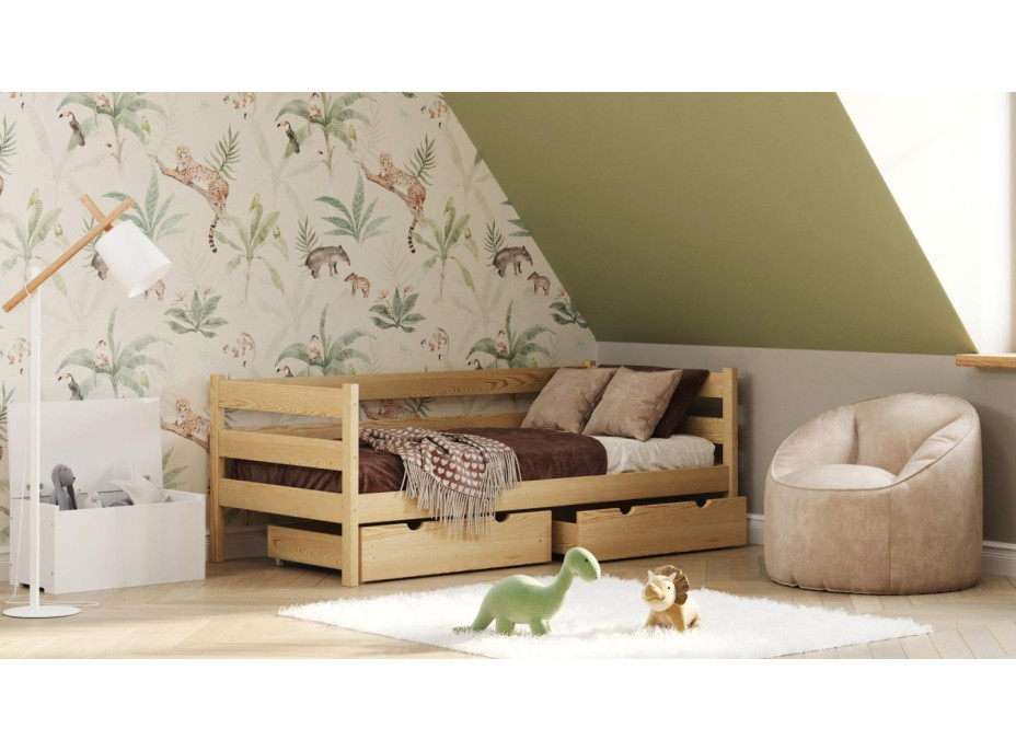 Detská posteľ z masívu KARAS 2 - 180x80 cm