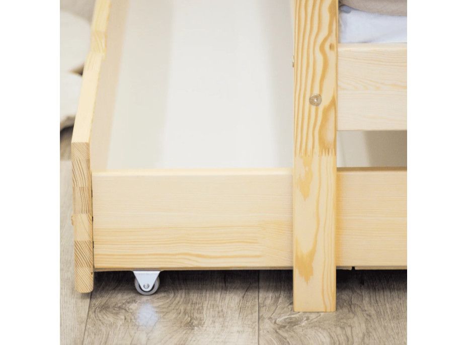 Detská posteľ z masívu KARAS 2 - 160x80 cm