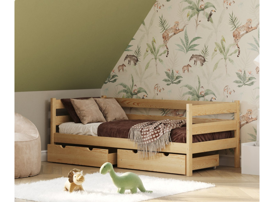 Detská posteľ z masívu KARAS 2 - 180x90 cm