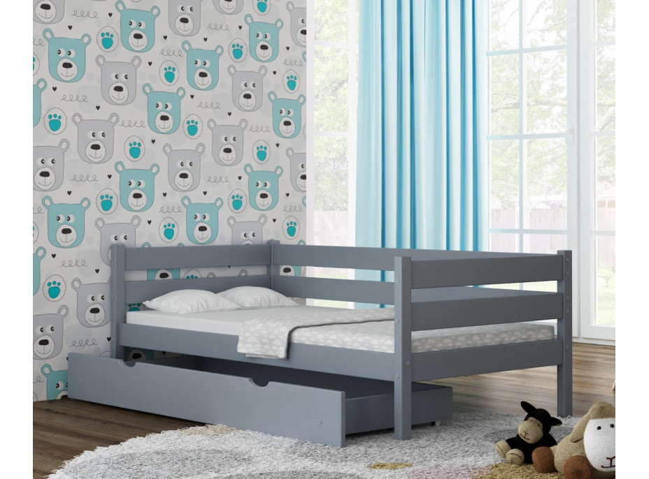 Detská posteľ z masívu KARAS 2 - 160x80 cm