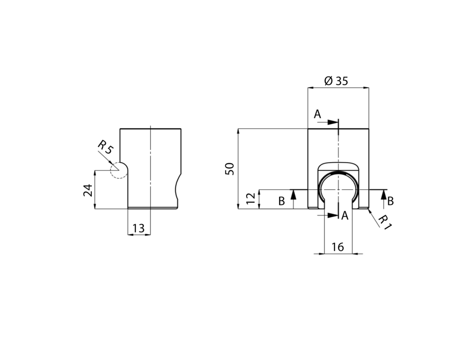 Sapho Držiak sprchy okrúhly, pevný, zlato mat SD719