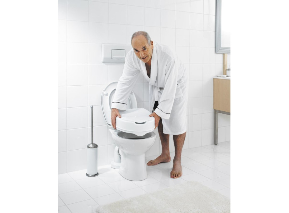 Ridder HANDICAP WC sedátko zvýšené 10cm, čierna A0071010