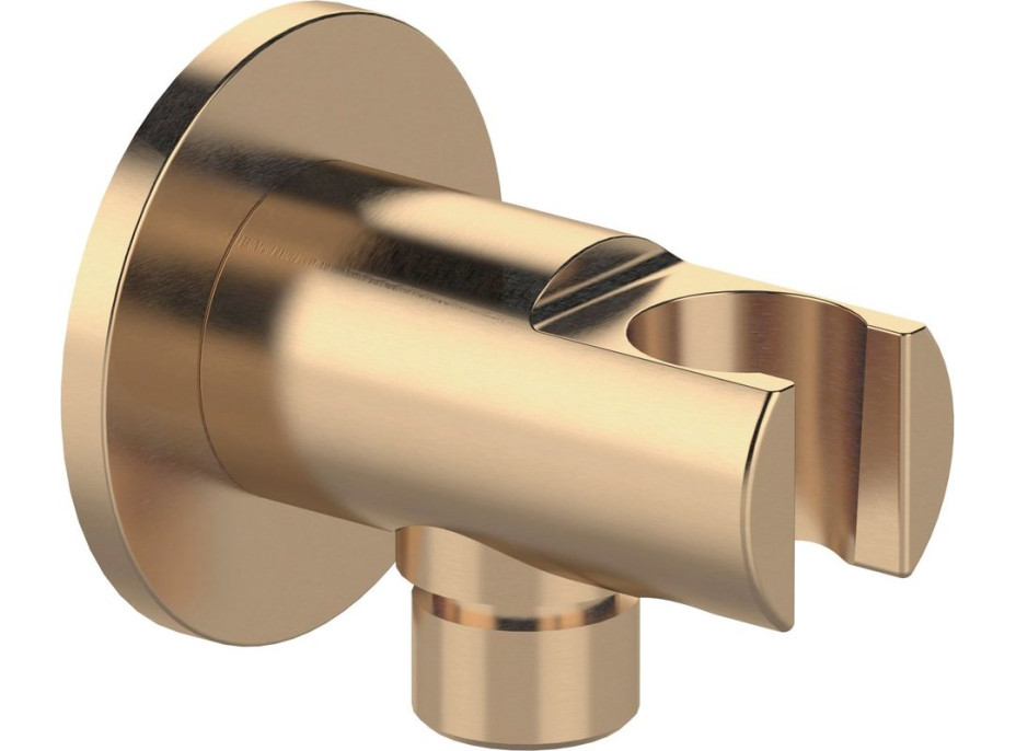 Sapho Držiak okrúhly, pevný, s vyústením, zlato mat 1205-0919