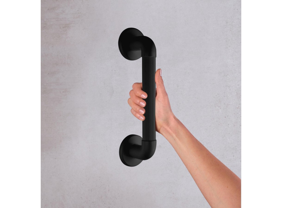 Ridder Pevnostné madlo plastové, 300mm, čierna A1013010