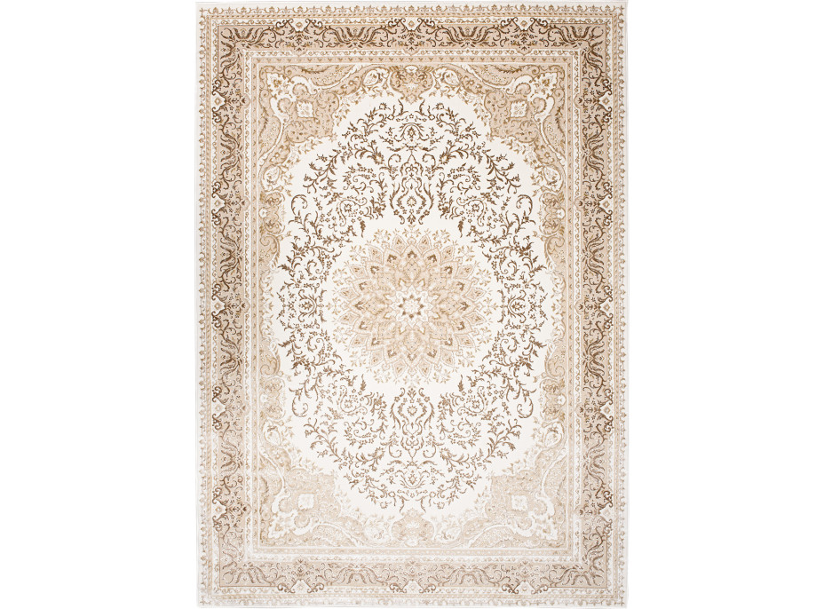 Kusový koberec HERA Ornament - béžový/hnědý