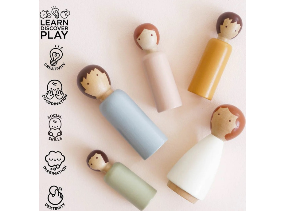 Le Toy Van Drevené postavičky do domčeka Rodinka