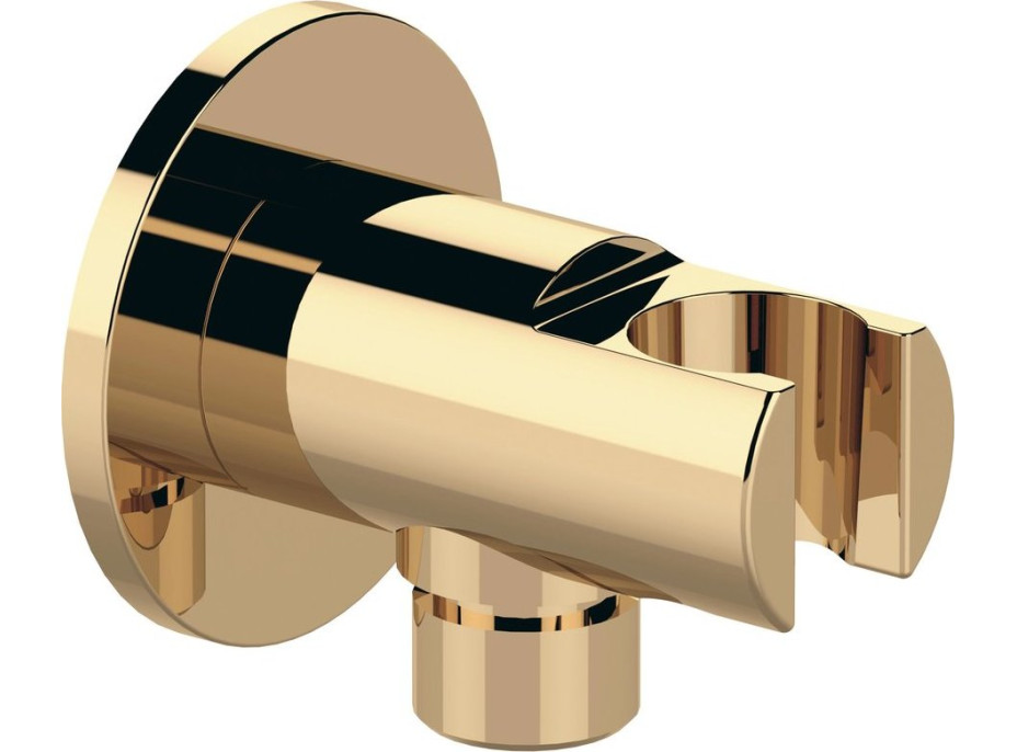 Sapho Držiak okrúhly, pevný, s vyústením, zlato 1205-0917