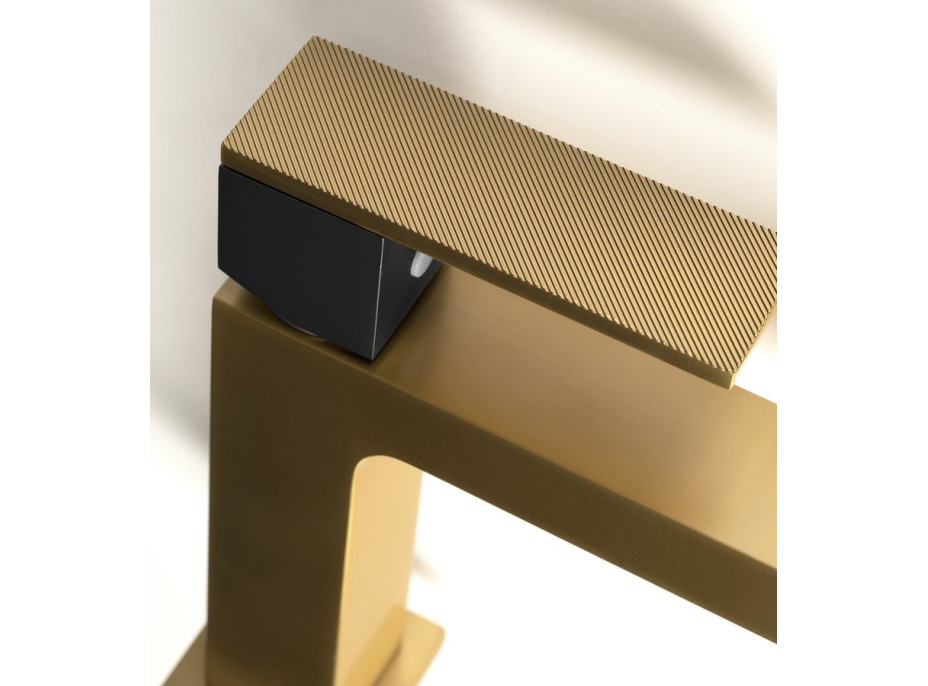 Sapho KRONY stojanková umývadlová batéria, zlato mat GJ002GB