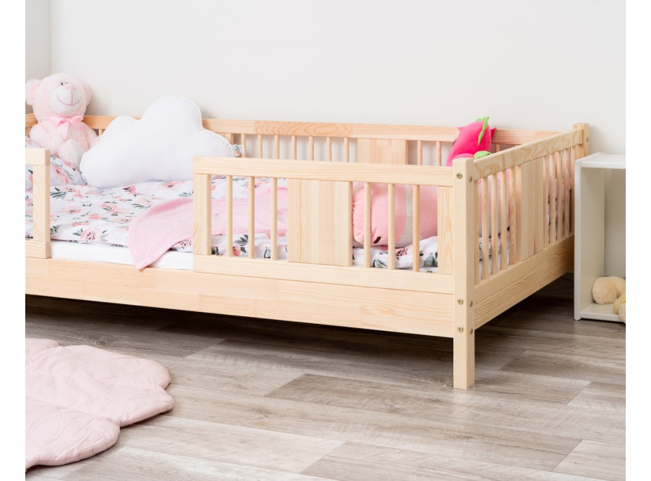 Detská posteľ z masívu borovice LUNA 10 - 190x90 cm