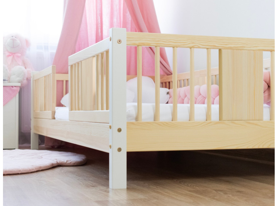 Detská posteľ z masívu borovice LUNA 10 - 200x90 cm