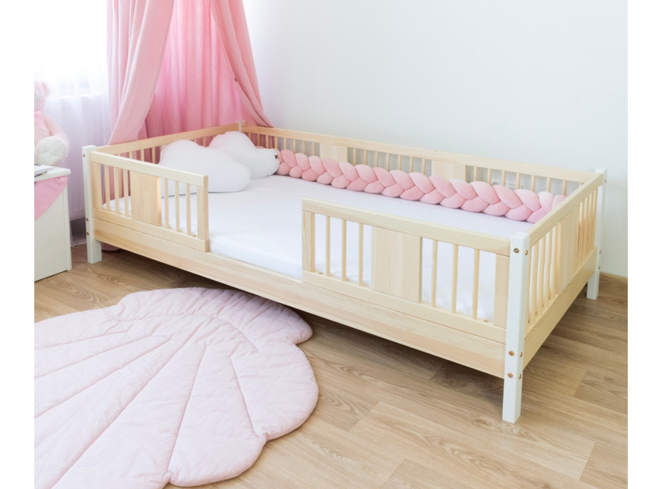 Detská posteľ z masívu borovice LUNA 10 - 180x80 cm