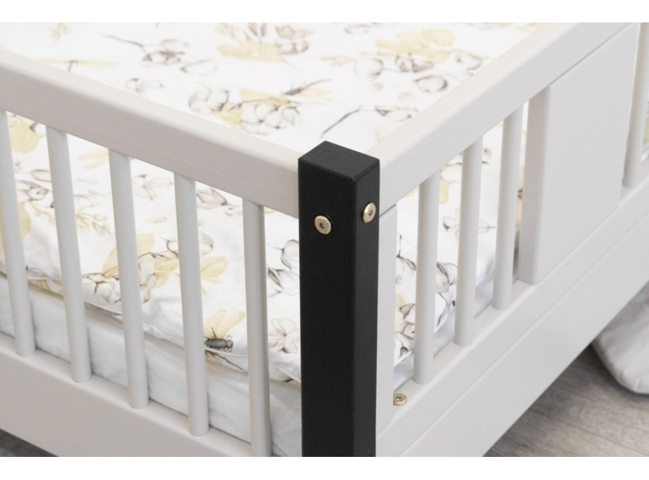 Detská posteľ z masívu borovice LUNA 10 - 190x90 cm