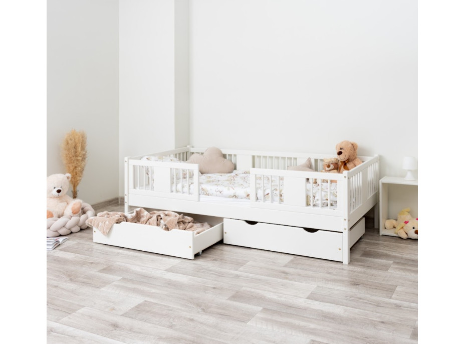 Detská posteľ z masívu borovice LUNA 20 - 180x80 cm