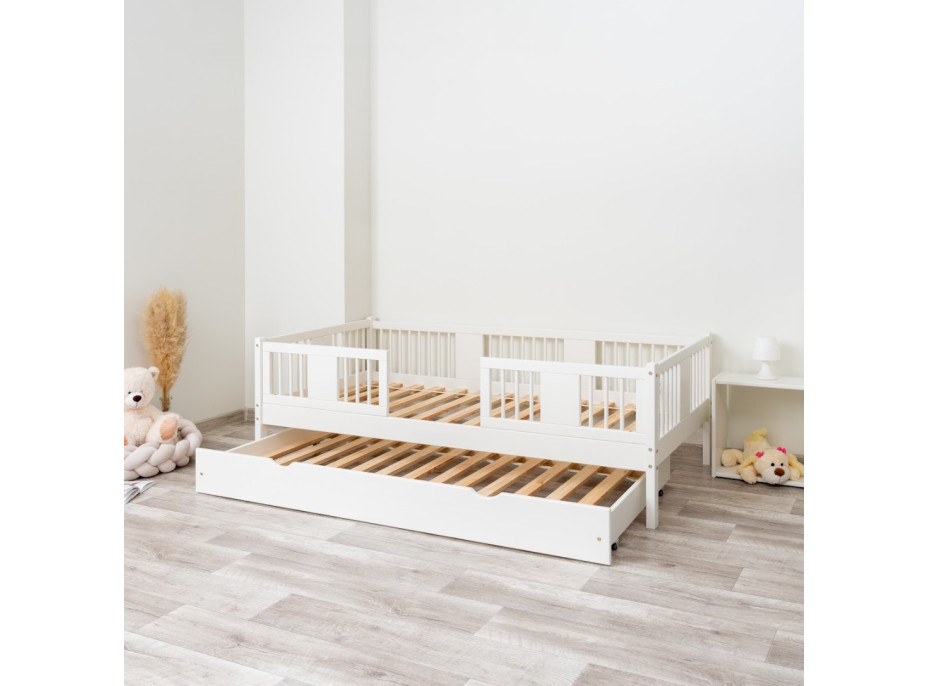 Detská posteľ z masívu borovice LUNA 20 - 180x80 cm