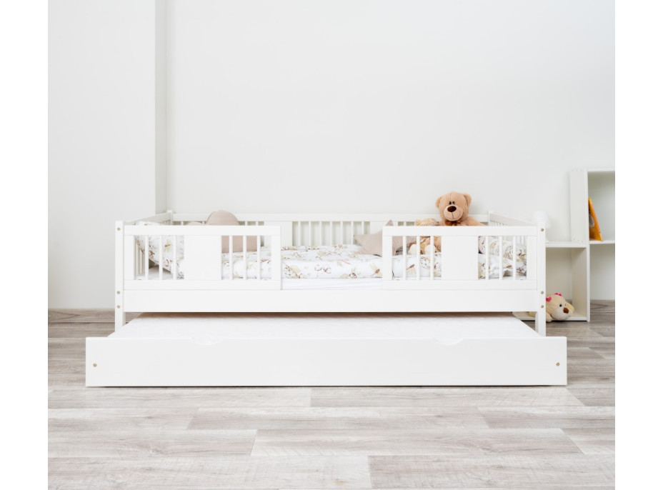 Detská posteľ z masívu borovice LUNA 20 - 180x80 cm