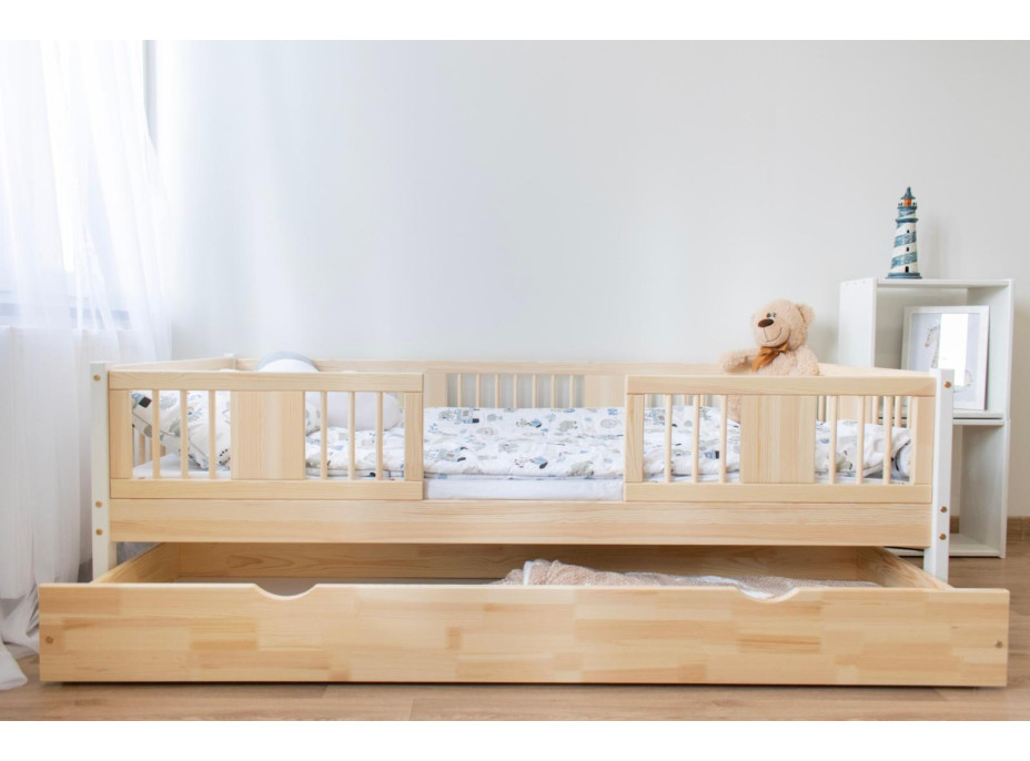 Detská posteľ z masívu borovice LUNA 20 - 160x80 cm