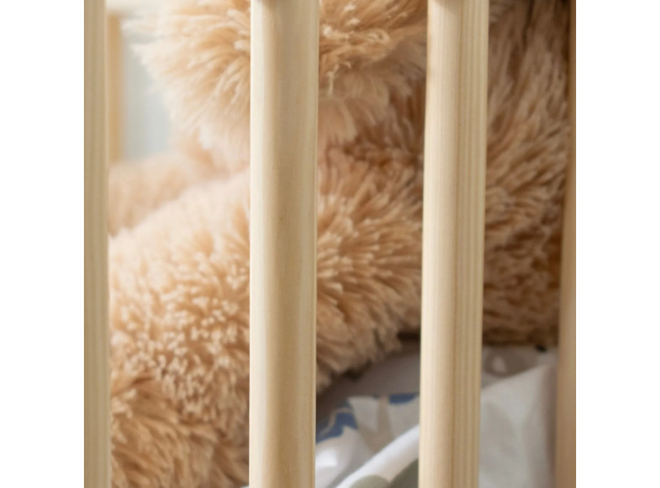 Detská posteľ z masívu borovice LUNA 20 - 160x80 cm