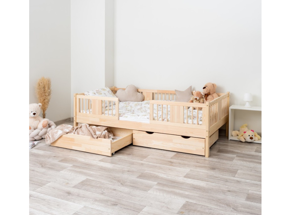 Detská posteľ z masívu borovice LUNA 20 - 180x80 cm