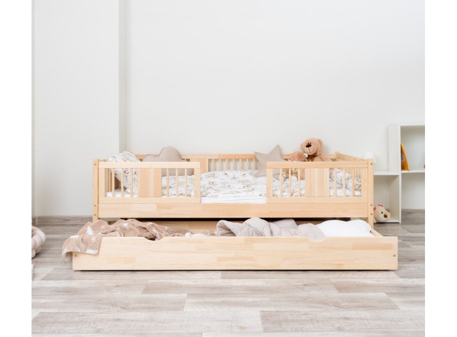 Detská posteľ z masívu borovice LUNA 20 - 180x80 cm