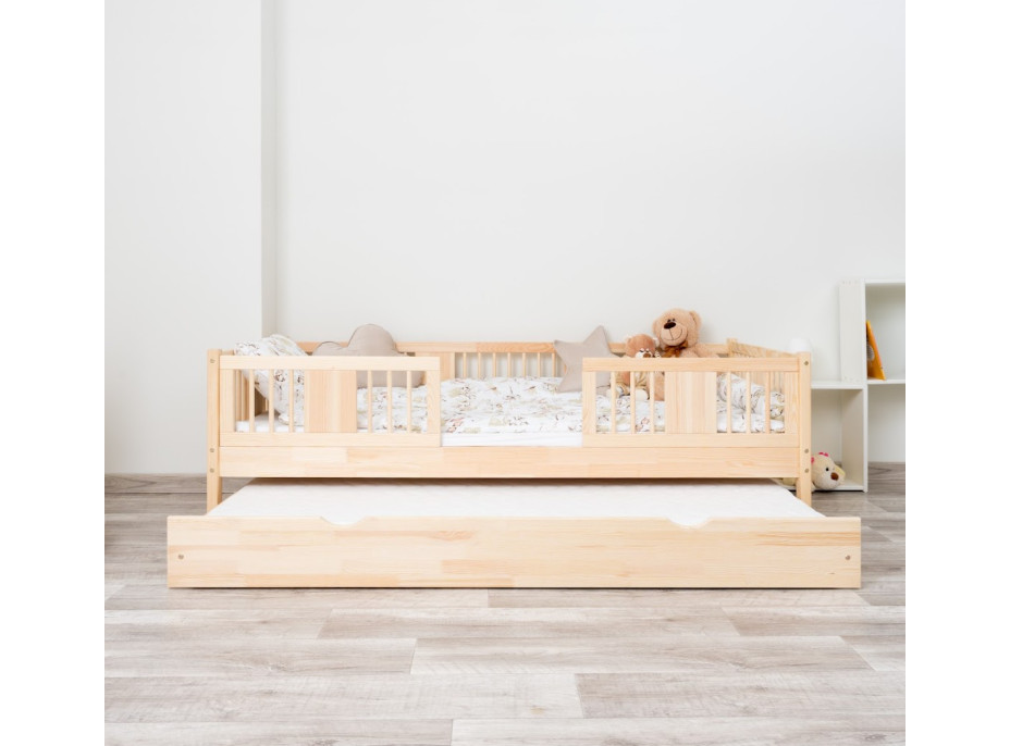 Detská posteľ z masívu borovice LUNA 20 - 180x80 cm