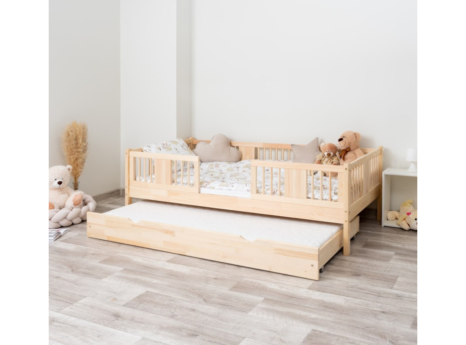 Detská posteľ z masívu borovice LUNA 20 - 180x80 cm