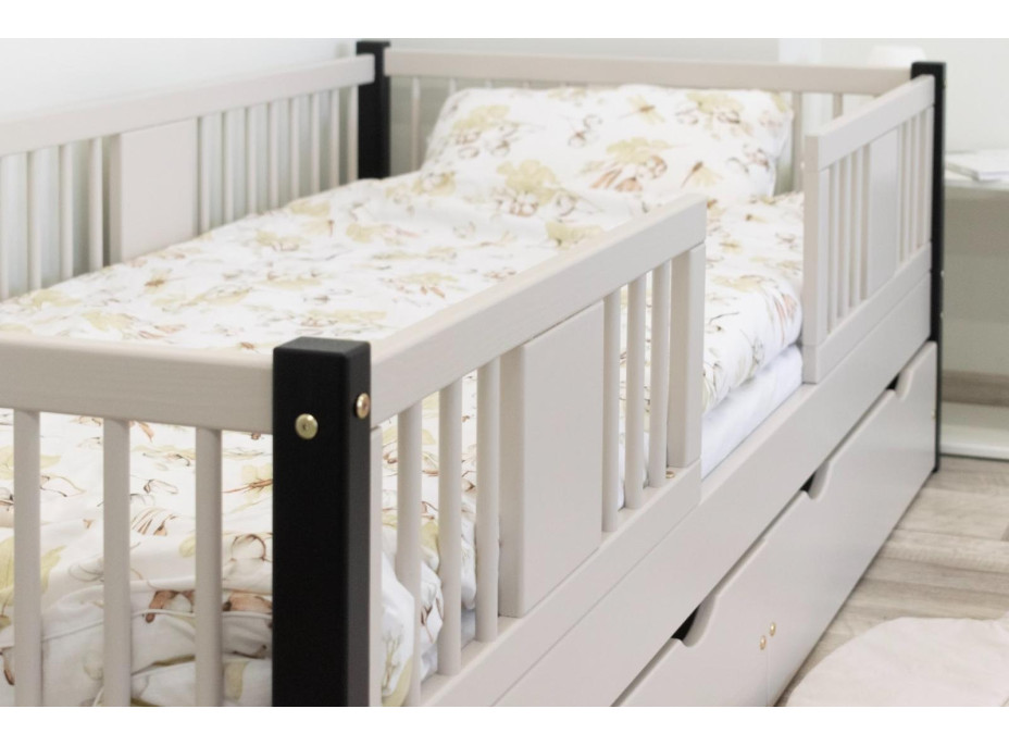 Detská posteľ z masívu borovice LUNA 20 - 180x80 cm