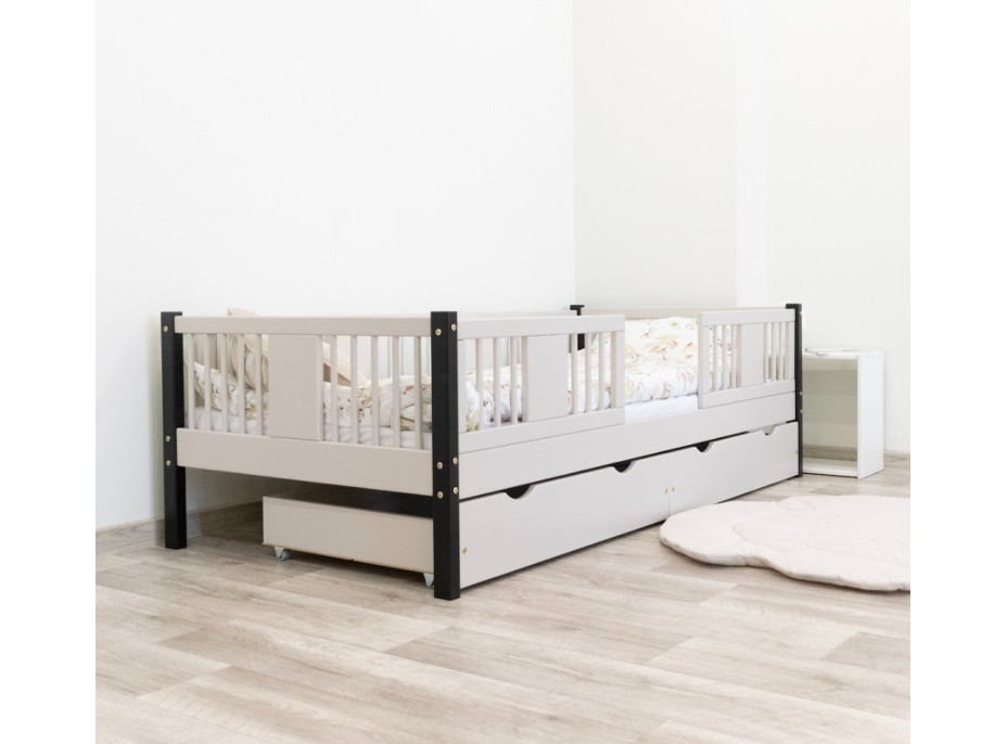 Detská posteľ z masívu borovice LUNA 20 - 180x80 cm