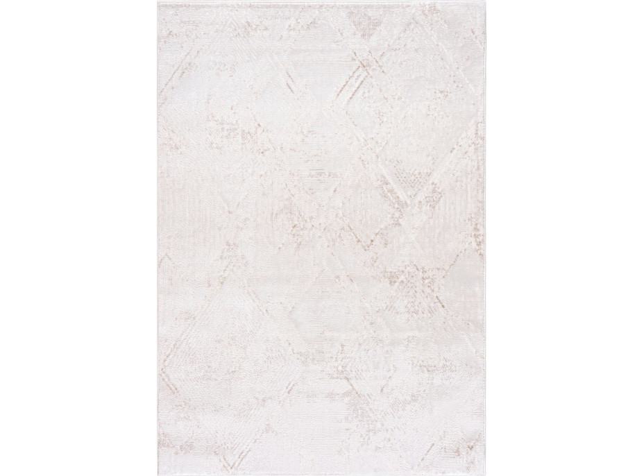 Kusový koberec HERA Grid - bílý