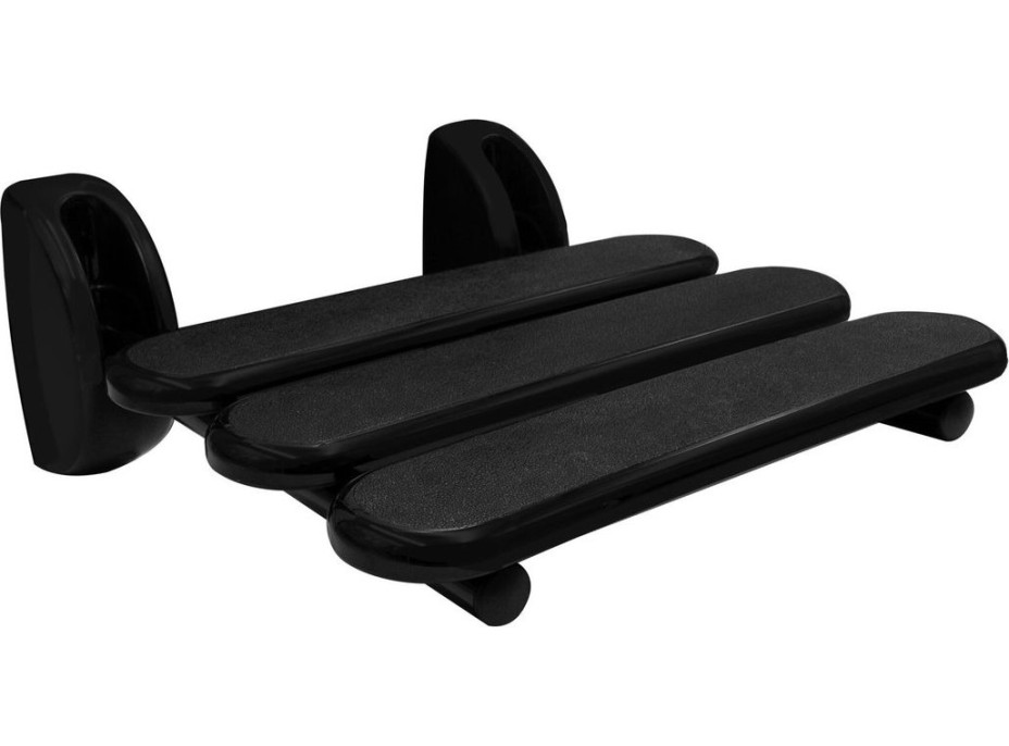 Ridder HANDICAP sklopné sedátko do sprchového kúta, 36x25cm, čierna A140110