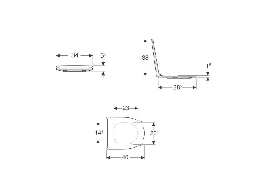 Geberit GEBERIT BAMBINI WC sedátko, biela 502.970.01.1