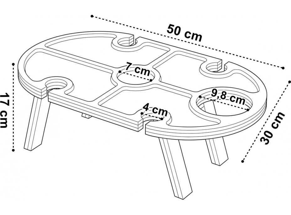 Servírovací podnos DELIA - bambus