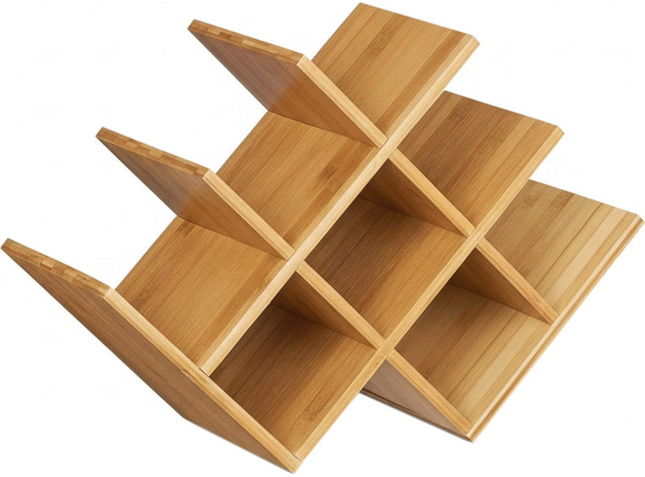 Stojan na víno SOLARIS - prírodný