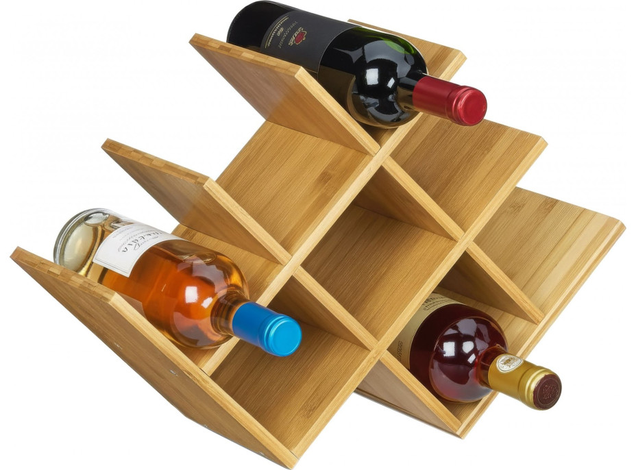 Stojan na víno SOLARIS - prírodný