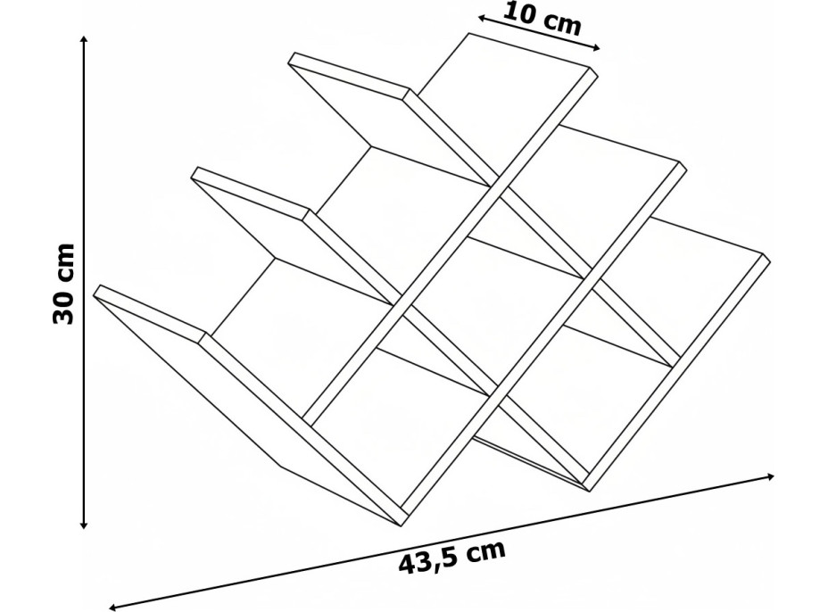 Stojan na víno SOLARIS - prírodný