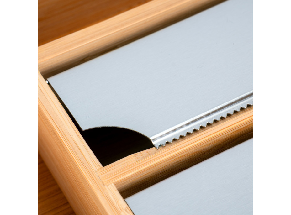 Bambusový zásobník na kuchynské fólie BORDE