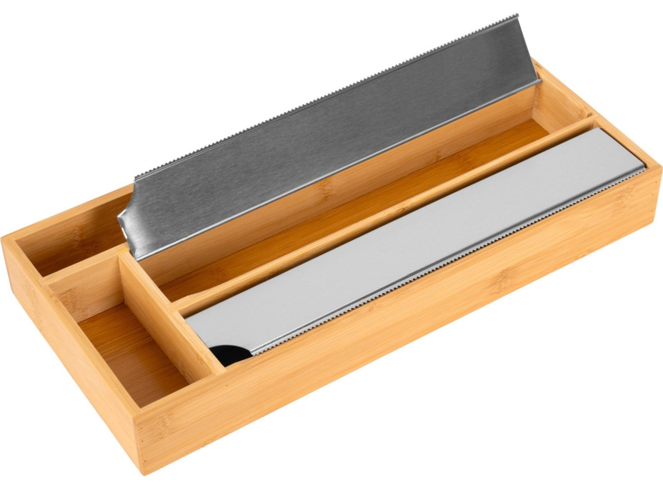 Bambusový zásobník na kuchynské fólie BORDE