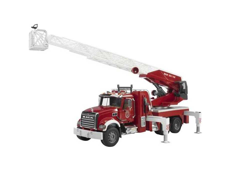 Bruder Nákladné auto MACK Granit požiarny rebrík