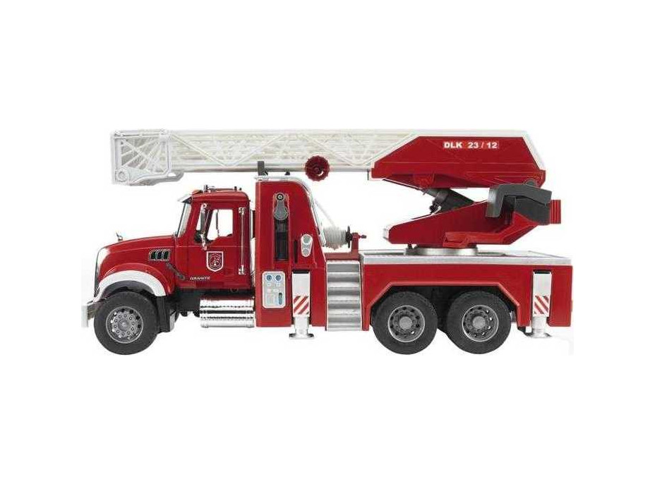 Bruder Nákladné auto MACK Granit požiarny rebrík