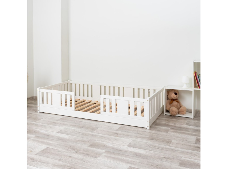 Detská Montessori posteľ z masívu borovice NIKO - 200x90 cm