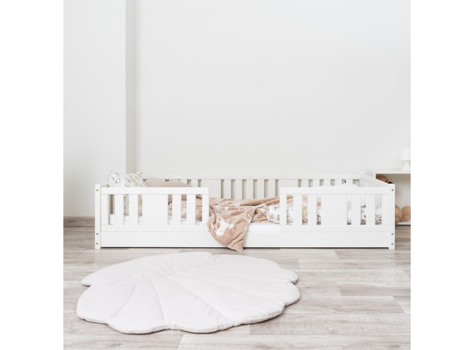 Detská Montessori posteľ z masívu borovice NIKO - 180x80 cm