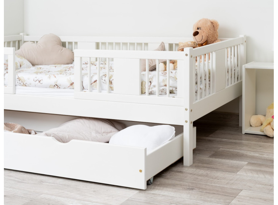 Detská posteľ z masívu borovice LUNA 20 - 200x90 cm